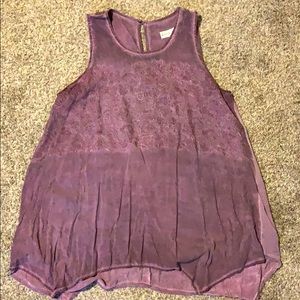 Knox rose purple tank